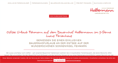 Desktop Screenshot of haltermann-fehmarn.de