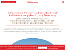Tablet Screenshot of haltermann-fehmarn.de